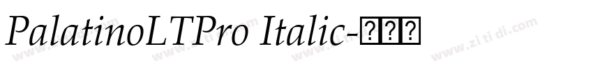 PalatinoLTPro Italic字体转换 PalatinoLTPro Italic字体转换